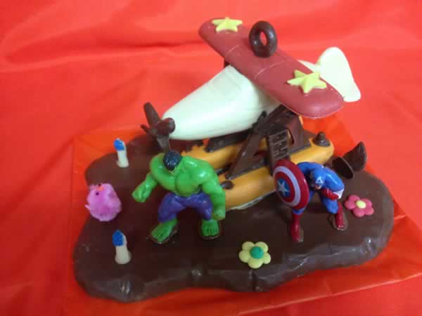 Avioneta de chocolate