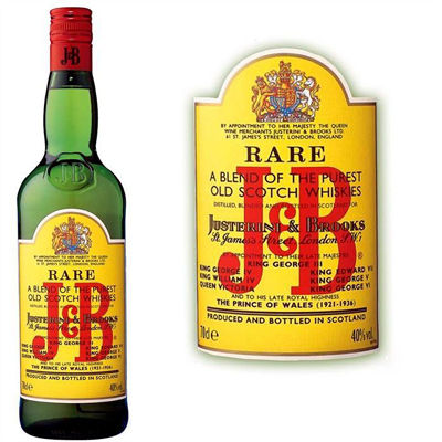 Botella Whisky JB, 75 cl