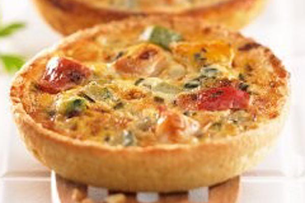 Quiche de Pisto con Anchoas