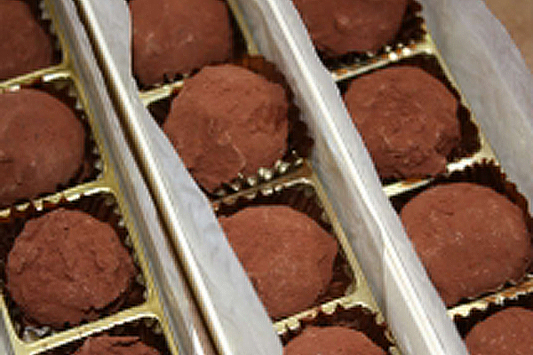 Caja de Trufas de Chocolate