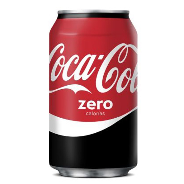 Coca Cola Zero, bote 33 cl