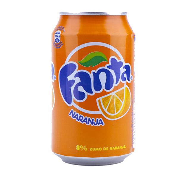 Fanta Naranja, Bote 33 cl